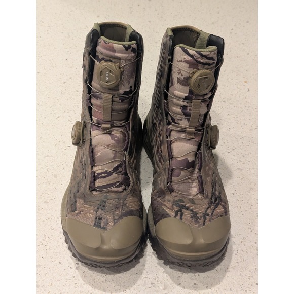 Under Armour UA Barren CH1 Boa Goretex Camo Hunting Boots Men's Size 8 US 41 EU - Picture 2 of 11
